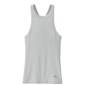 New ALEXANDER WANG x Uniqlo HeatTech Ribbed Racerback Sleeveless Top Warm GRAY